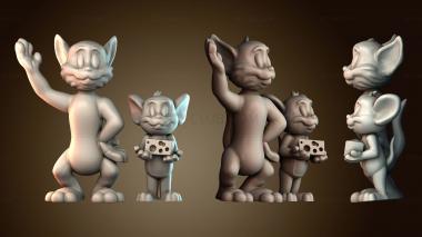 3D модель Том и Джерри (STL)