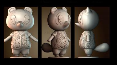 3D модель Том Нук Animal Crossing (STL)