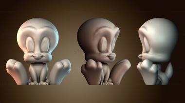 3D модель Птица Твити Луни Тюнз (STL)
