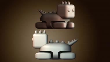 3D модель Динозавр (STL)