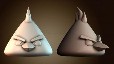 3D модель Чак Angry birds (STL)