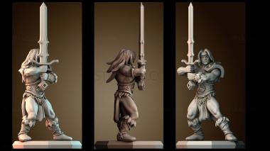 3D модель Конант варвар (STL)