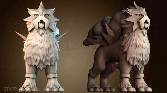 Статуэтки упрощенные Легендарный покемон Энтей