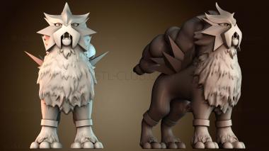 3D модель Легендарный покемон Энтей (STL)