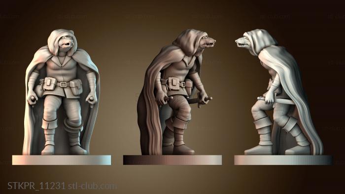 Статуэтки упрощенные Крыса оборотень