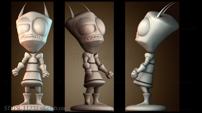 Статуэтки упрощенные Зим Захватчик Зим