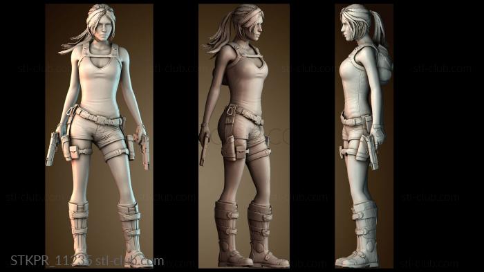 Статуэтки упрощенные Мисс Лара Крофт