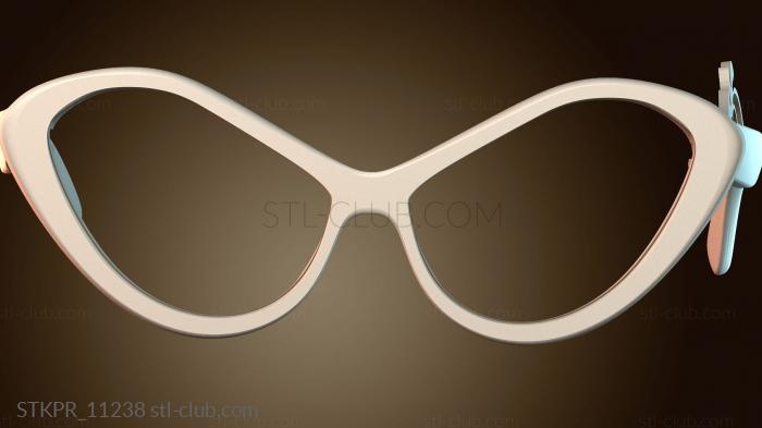 Статуэтки упрощенные Очки «кошачий глаз»