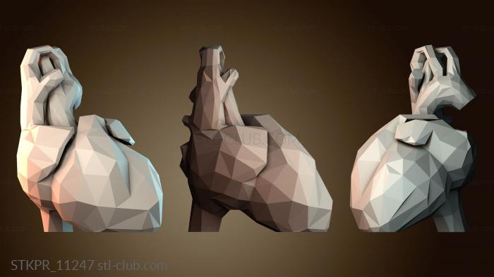 Статуэтки упрощенные Абстрактная беременная фигура