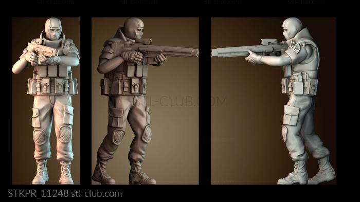 Статуэтки упрощенные Merc Rifleman