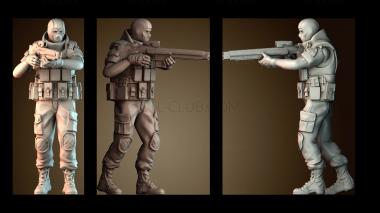 3D модель Merc Rifleman (STL)