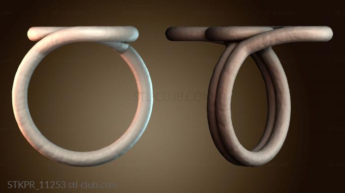 Статуэтки упрощенные Витая круглая лента