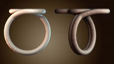 3D модель Витая круглая лента (STL)