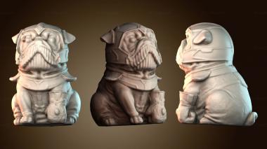 3D модель Бульдог в форме Таноса (STL)