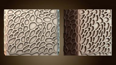 3D модель Абстрактные органические узоры (STL)