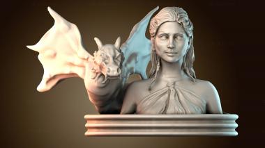 3D модель Дейенерис Таргариен — Игра престолов (STL)