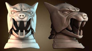 3D модель Скульптура «Маска волка» (STL)