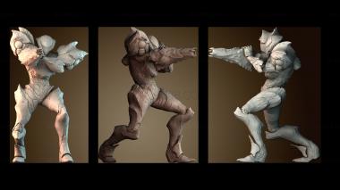 3D модель Костюм Метроида Самус Metroid Dread (STL)