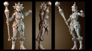 3D модель Мисс Зло Лин (STL)