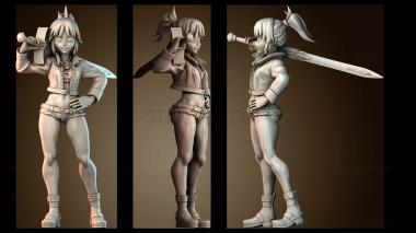 3D модель Современная сабля (STL)