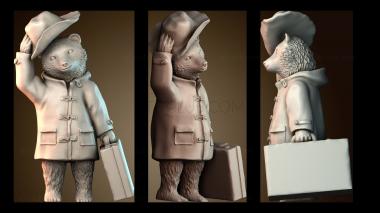 3D модель Медвежонок Паддингтон (STL)