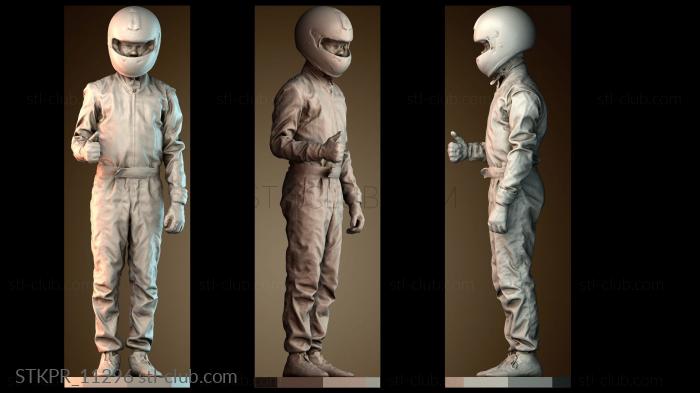 Статуэтки упрощенные Гонщик в шлеме