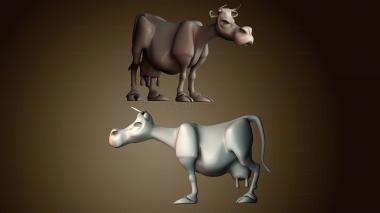 3D модель Мультфильм про корову (STL)
