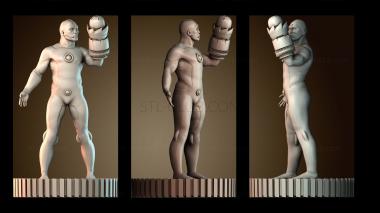 3D модель Киборг Супергерой (STL)