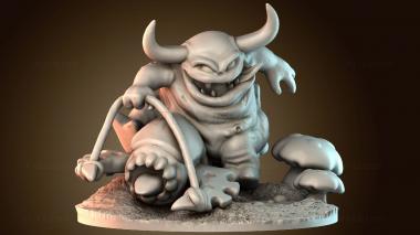 3D модель Найджел и маленький зверёк Байти (STL)