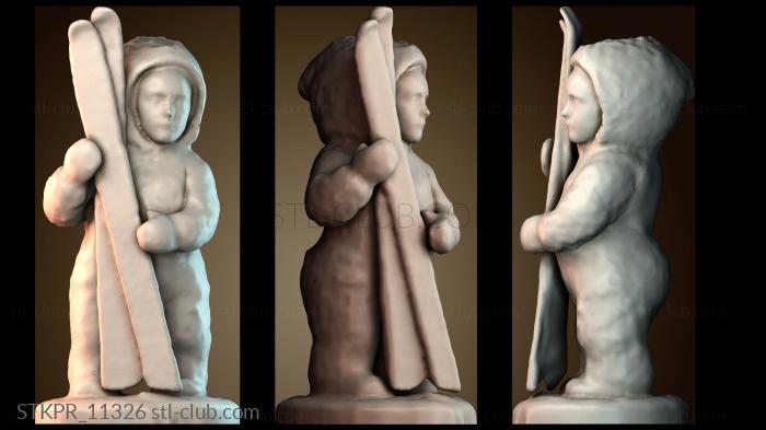 Лыжный ребенок