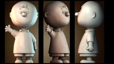 3D модель Чарли Браун (STL)