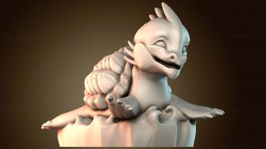 3D модель Драконья Черепаха (STL)