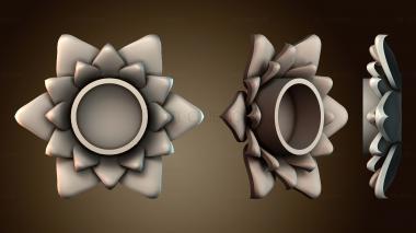 3D модель Подсвечник в форме цветка (STL)