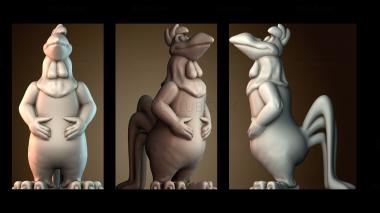 3D модель Фогхорн Леггорн (STL)