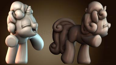 3D модель Счастливая Милая Бель Единорог (STL)