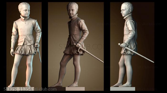 Статуэтки упрощенные Генрих IV в детстве