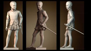 3D модель Генрих IV в детстве (STL)