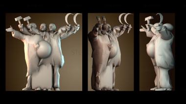 3D модель Ленин Цербер (STL)