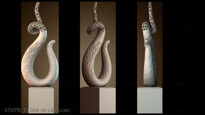 Статуэтки упрощенные Маленькая абстрактная скульптура