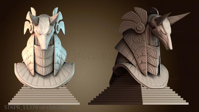 Статуэтки упрощенные Статуя головы Анубиса