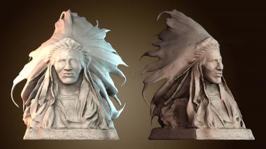 3D модель Вождь Черный Дрозд (STL)