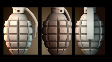 3D модель Граната (STL)
