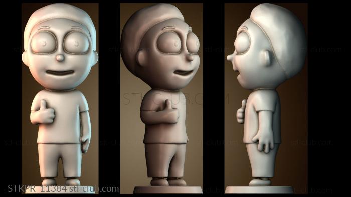 Статуэтки упрощенные Крошечный Морти