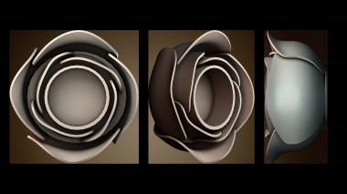 3D модель Подсвечник «Белая роза» (STL)