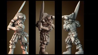 3D модель Необычный мечник (STL)