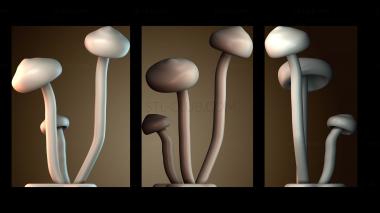 3D модель Светящиеся грибы (STL)