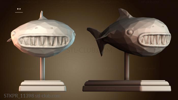 Статуэтки упрощенные Большая широкая акула