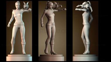 3D модель Китти Прайд и Локхид — Люди Икс (STL)