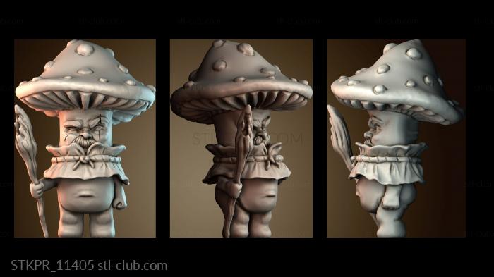 Статуэтки упрощенные Грибной волшебник