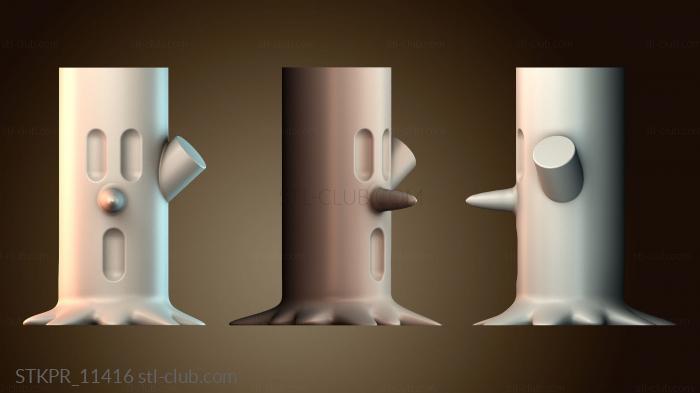 Статуэтки упрощенные Горшок для растений